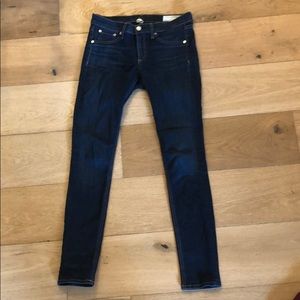 rag & bone skinny jeans, dark wash